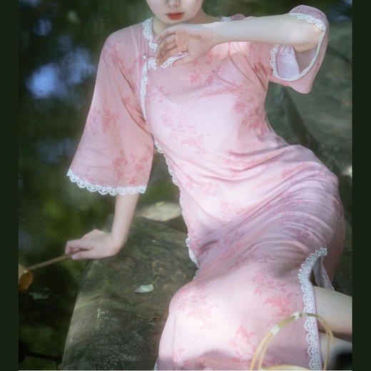 裁缝学苑AS288复古法裁剪连肩袖盘扣全开襟旗袍纸样女装服装打板 商品图4