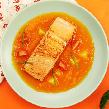 京东超市/京觅大西洋三文鱼块 680g冷冻 独立包装 带皮去刺 新老包装交替 商品图4