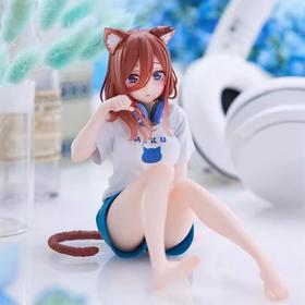 TAITO 五等分的新娘 中野三玖 插画猫猫居家服 景品手办