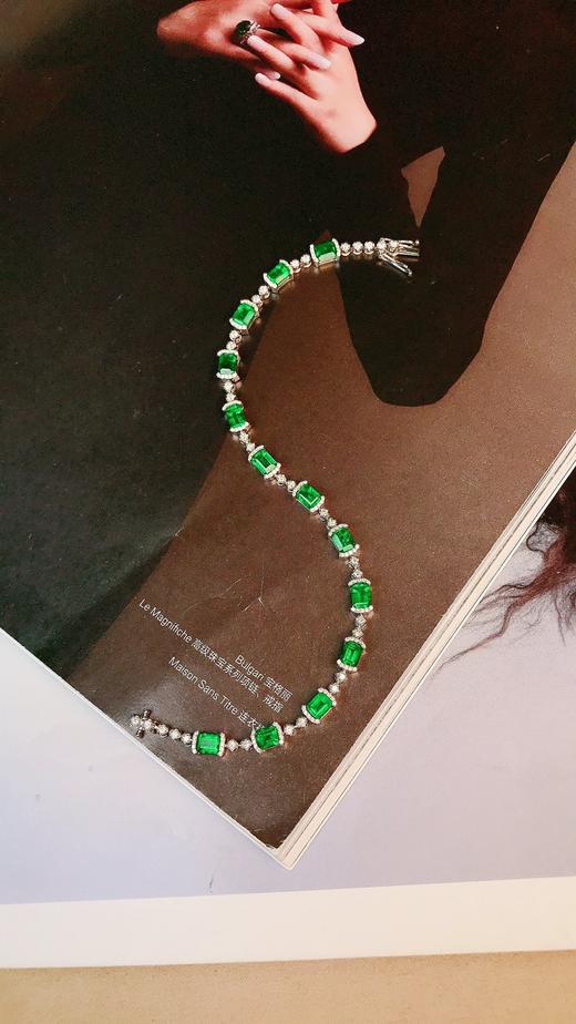 4.23ct 祖母绿锁骨链 商品图4