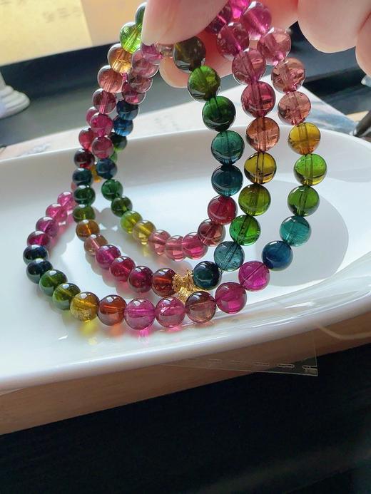 41g 6.7mm 碧玺手链 商品图2