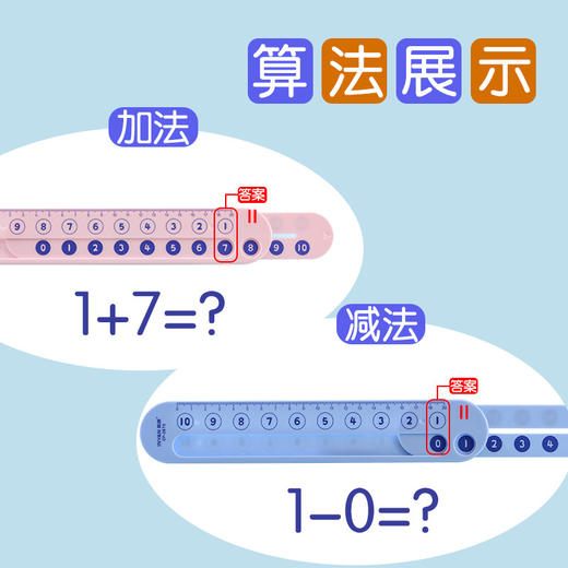 蒙氏数学分解尺子幼儿园礼物儿童数字加法减法一年级算术启蒙教具 商品图4