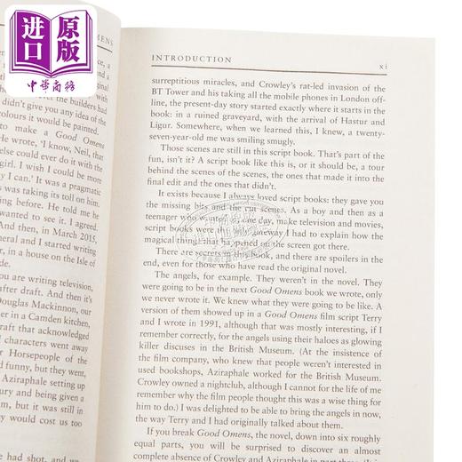 【中商原版】 好兆头剧本书 The Quite Nice and Fairly Accurate Good Omens Script Book 英文原版 Neil Gaiman 影视 商品图11