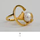 莳绘珍珠18k戒指—云 商品图2