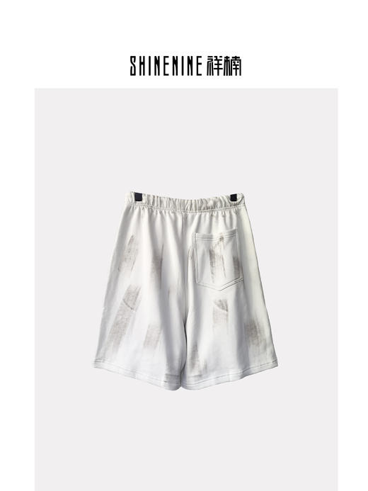 W429133259做旧涂鸦针织短裤 商品图1