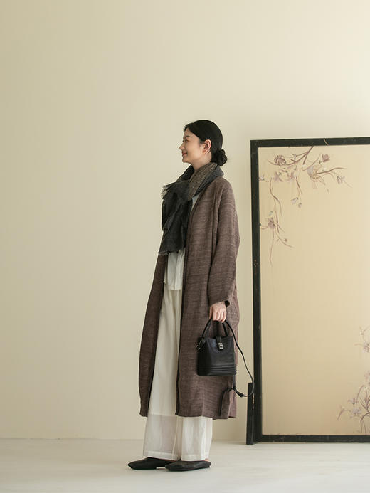 牧衣游 文艺复古真皮单肩斜跨包 简语【不支持会员折】 商品图2