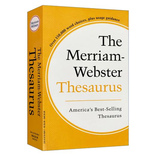 韦氏英语同义词词典 英文原版 The Merriam Webster Thesaurus 英英字典 词汇学习工具书可搭单词的力量wordpower韦小绿英语小白书 商品图1