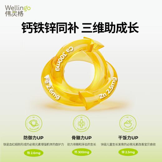 伟灵格复合运动营养钙铁锌（300ml）（30袋/盒） 商品图1