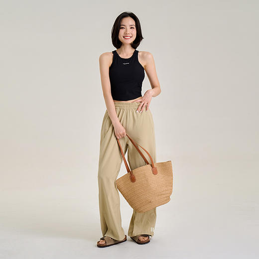 【冰感螺纹】一体杯胸垫运动背心 下摆小圆弧显瘦显腰细 冰感透气吸汗工字背心 商品图11