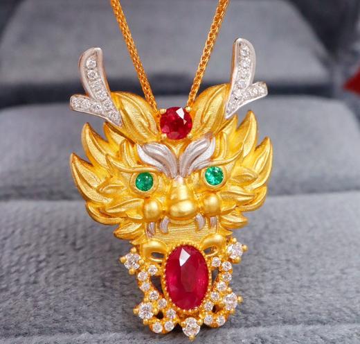 1ct 红宝石吊坠 商品图3