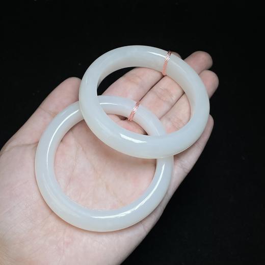 和田玉精品手镯-羊脂玉 商品图0