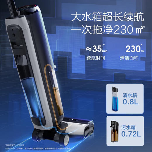添可（TINECO）洗地机芙万Steam2.0电解水除菌智能家用芙万扫地机拖地机洗拖吸拖一体自动清洁手持吸尘器 商品图2