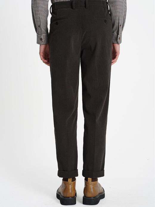 callisto咖啡色聚酯纤维休闲裤 商品图4