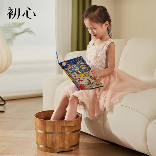 初心| 实木儿童足浴桶 商品图0