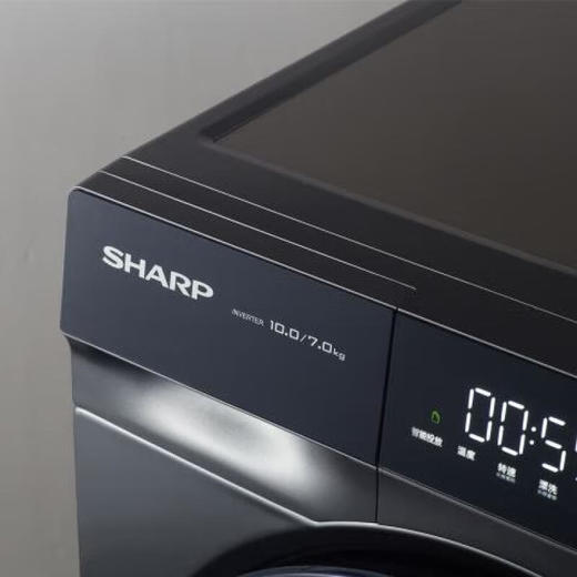 夏普10kg一级能效滚筒洗衣机XQG100-6B43K-H 商品图3