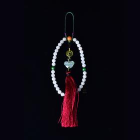 【万事如意】翡翠如意压襟红-BW2406073