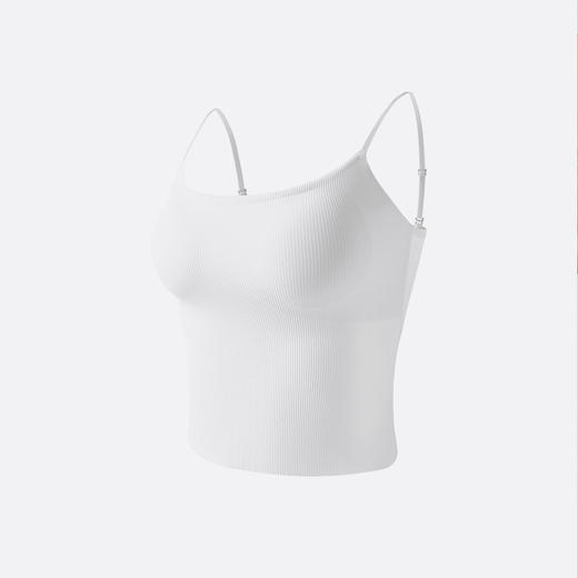 露背自由！RAU冰丝凉感带胸垫螺纹吊带背心 舒适亲肤 内搭外穿 商品图4