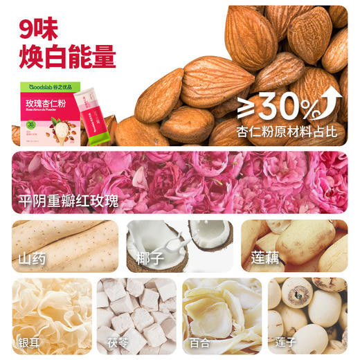 谷之优品玫瑰杏仁粉140g(14g*10袋） 商品图3