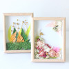 【教师节永生花中空相框】送老师diy干花材料包 手工制作礼物 节日礼物 商品缩略图1
