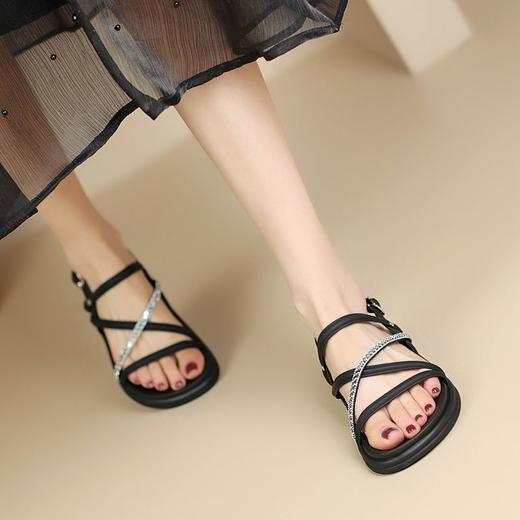 ZHR则则凉鞋女2024新款夏季网红轻便沙滩鞋时尚ins爆款罗马鞋外出 商品图4