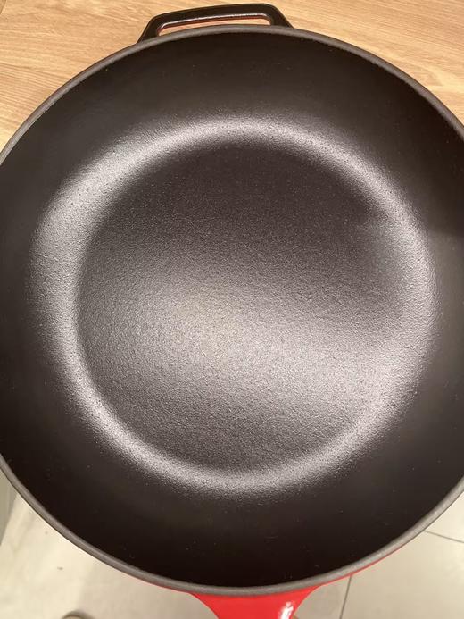 【5折清货】法国猎人进口珐琅铸铁锅平底煎烤锅28cm圆形烤锅电磁炉燃气炉通用 商品图5