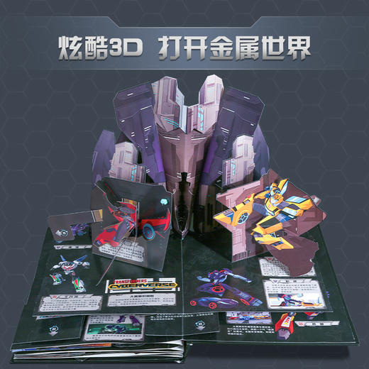 【送给男孩的礼物】变形金刚·金属生命立体书 40周年纪念版 商品图2