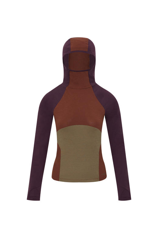 oneup拼接连帽修身运动长袖 商品图7