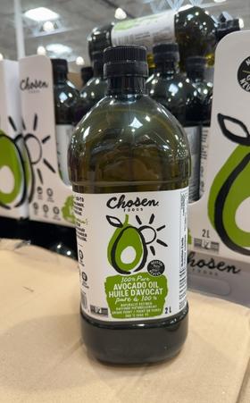 特价！Chosen Foods初榨牛油果油鳄梨油食用油 2L/瓶 营养丰富防贫血孕妇老人儿童 温哥华直邮