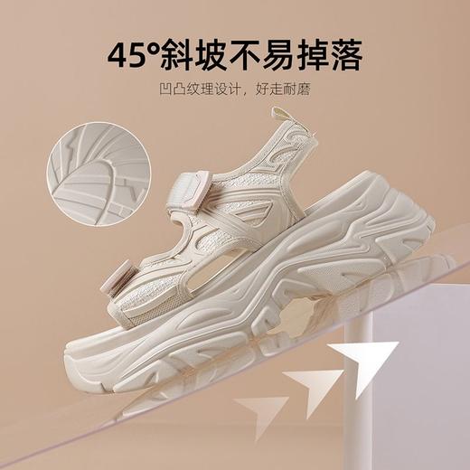 ZHR则则运动凉鞋女外穿休闲魔术贴增高厚底百搭户外运动沙滩女鞋 商品图4