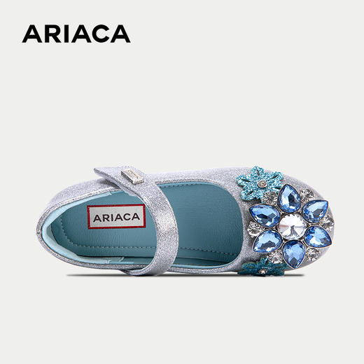 ARIACA艾芮苏女童公主鞋爱莎软底儿童水晶鞋春秋皮鞋女孩宝宝单鞋 商品图2