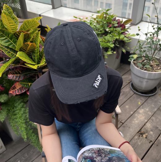 PADI Gear 黑色LOGO破洞棒球帽 商品图6