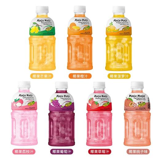 摩咕摩咕椰肉果汁饮料320ml 含椰肉的果汁饮料 021954/021955/021957/021958/021960 商品图1