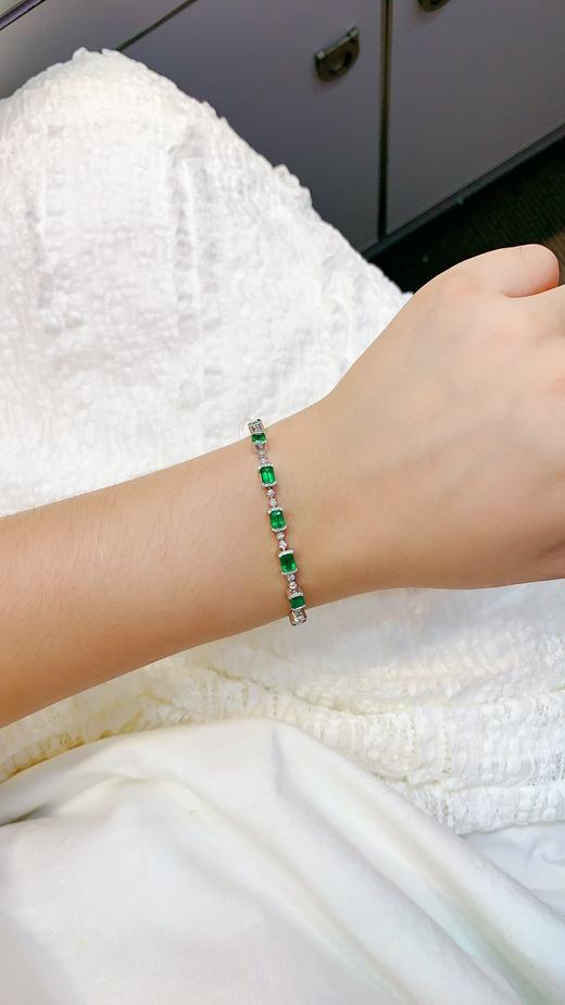 4.23ct 祖母绿锁骨链 商品图6