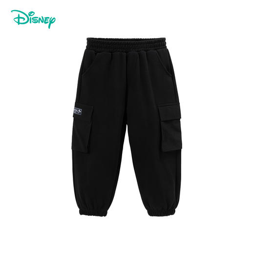 迪士尼童装男女童裤子春秋款2024新款运动裤卫裤儿童休闲裤ZD3DK004 商品图5