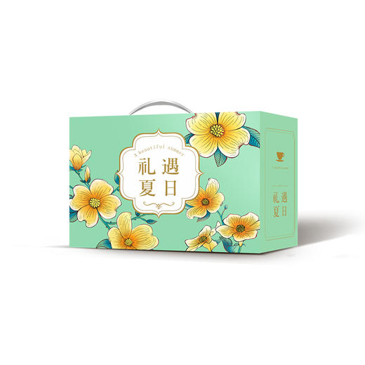 【川珍】礼遇夏日花茶礼盒735g（杭白菊30g、胎菊40g、柠檬片40g、玫瑰花60g、山楂干90g、金银花40g、冰糖360g、金丝皇菊15g、苦丁茶90g） 商品图1