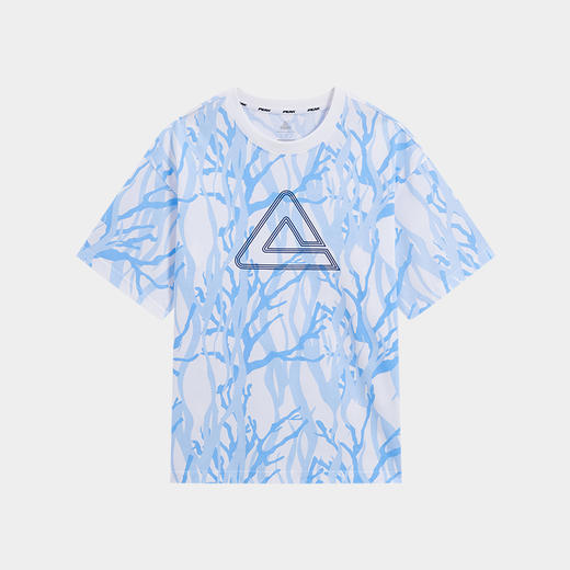 匹克2024年新款时尚系列男款圆领短T恤F6241501 商品图1