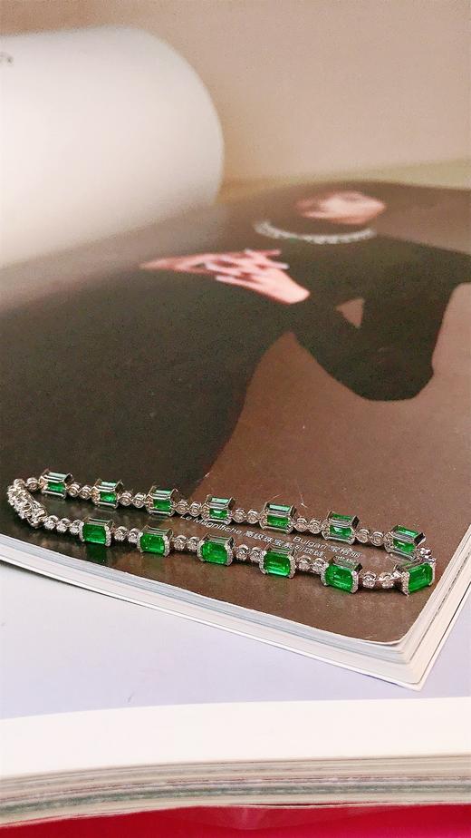 4.23ct 祖母绿锁骨链 商品图1