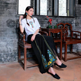 长河卧月搭片阔腿裤 | 遮肉显瘦款 | 现货加急发