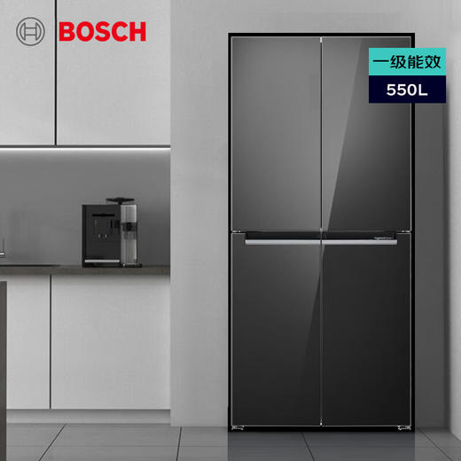 博世（BOSCH）550升十字对开门冰箱家用风冷无霜四开门电冰箱一级能效 铂金净风抗菌净味 嵌入式冰箱 K6C82EA98C 商品图7