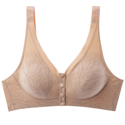 雀说 棉质妈妈内衣背心式前开扣薄款文胸无钢圈8207 商品图7