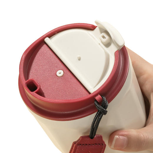 齐心LC-505 咖啡保温杯380ml 商品图1