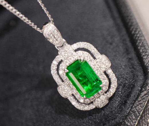 1ct 祖母绿吊坠 商品图3