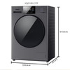 松下(Panasonic)洗烘套装XQG100-E17F+NH-ER19P【专】洗10KG烘10KG 彩屏 除毛烘 智能投放 APP智控 商品缩略图1