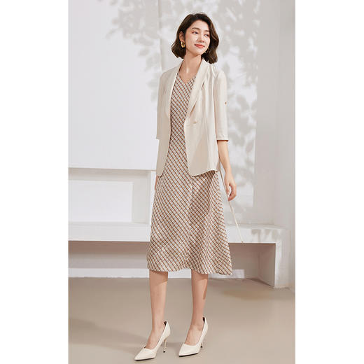 乔万尼真丝连衣裙时尚套装夏新款EM2G808 商品图2