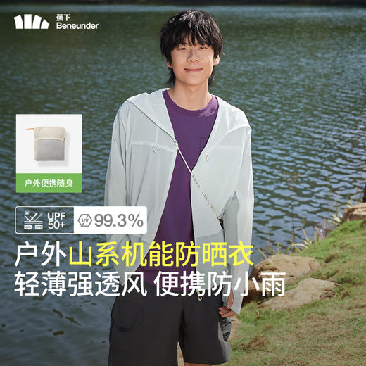 蕉下男士超透气户外防晒衣VT40624运动防晒防雨高弹速干便携外套 商品图6