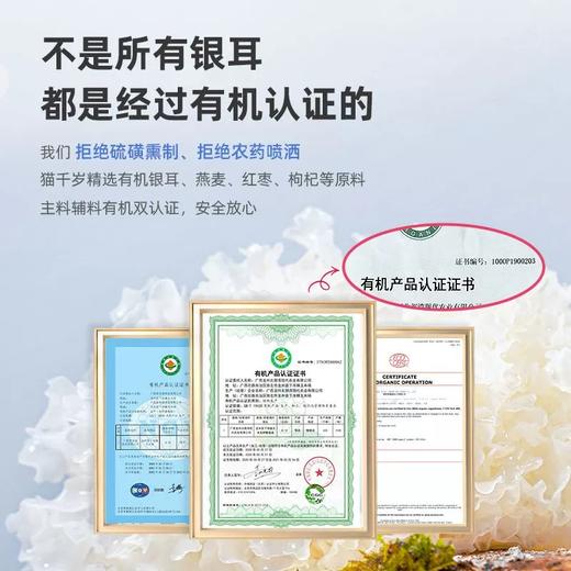 【 猫千岁鲜炖燕麦银耳 】 粗粮膳食纤维 低糖微甜 0防腐0色素 营养早餐 下午餐 运动加餐 孩子孕妇健康饮品 商品图7