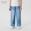 马克珍妮女童纯棉百搭直筒牛仔裤儿童裤子2024年春装新款240216 商品缩略图3