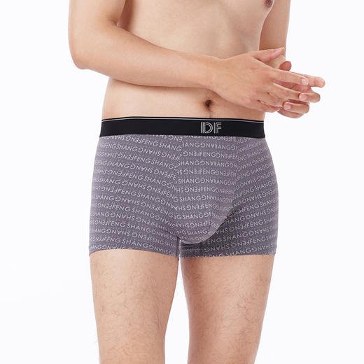 都市丽人都市锋尚内裤日常休闲平角裤40S人棉男士内裤FKTCD7 商品图2