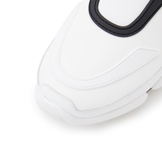 【现货超惠秒】Prada 普拉达 男士细腻织面真皮弹力休闲鞋12037 商品图5