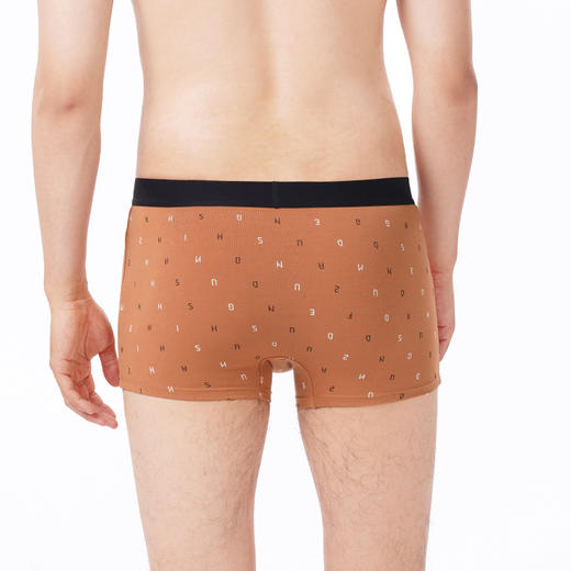 都市丽人都市锋尚内裤日常休闲平角裤40S棉拉架男士内裤FKTBB2 商品图3